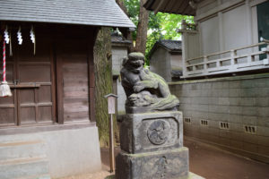 津島神社前 狛犬